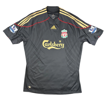 Liverpool 2009/10 Away Shirt | Large | Gerrard #8