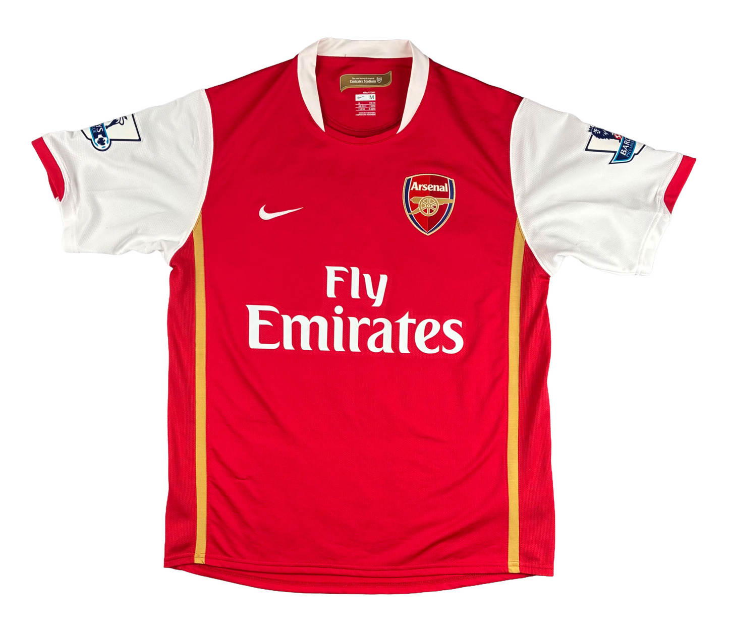 Arsenal 2006/08 Home Shirt | Medium | Gilberto Silva #19