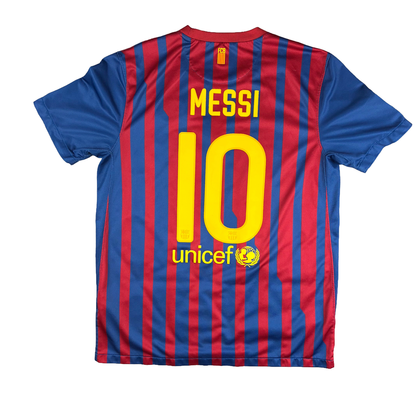 Barcelona 2011/12 Home Shirt | Large | Messi #10
