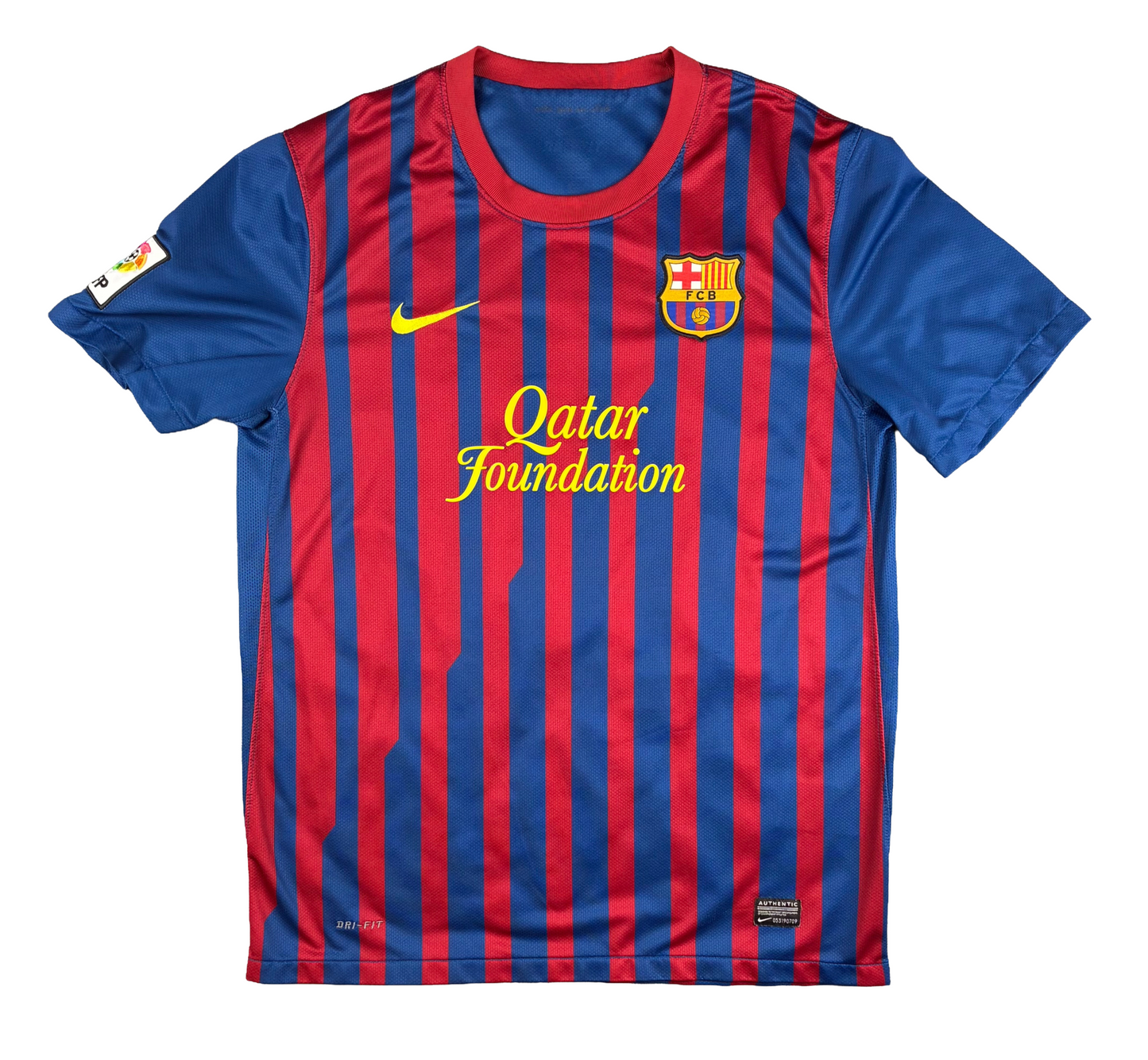 Barcelona 2011/12 Home Shirt | Large | Messi #10