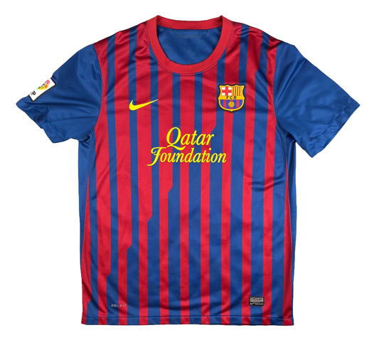 Barcelona 2011/12 Home Shirt | Large | Messi #10