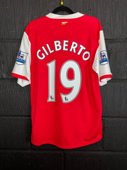 Arsenal 2006/08 Home Shirt - Medium - Gilberto Silva #19