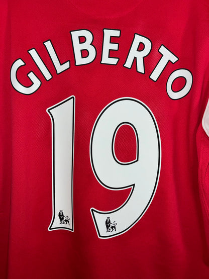 Arsenal 2006/08 Home Shirt - Medium - Gilberto Silva #19