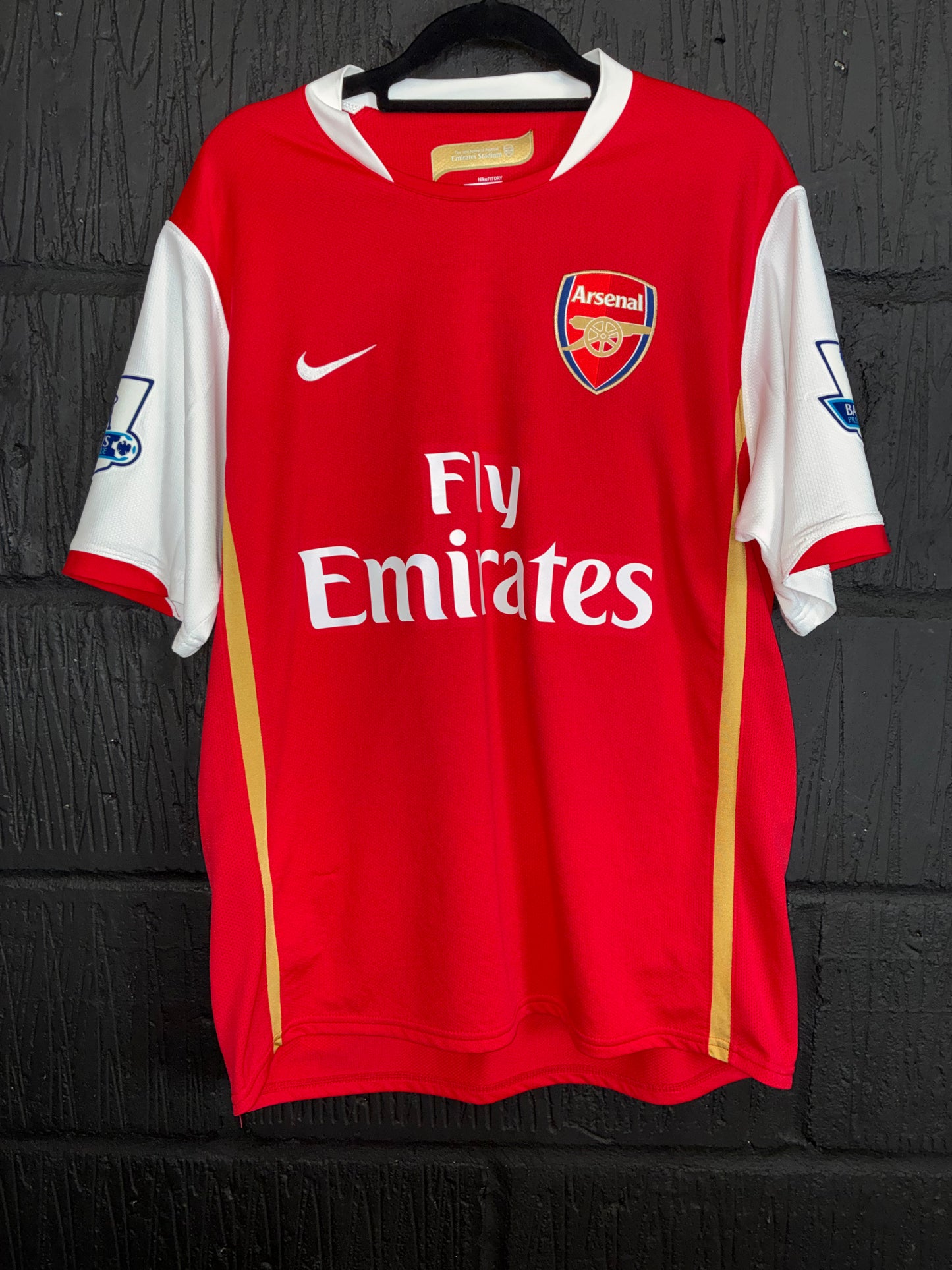 Arsenal 2006/08 Home Shirt - Medium - Gilberto Silva #19