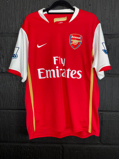 Arsenal 2006/08 Home Shirt - Medium - Gilberto Silva #19