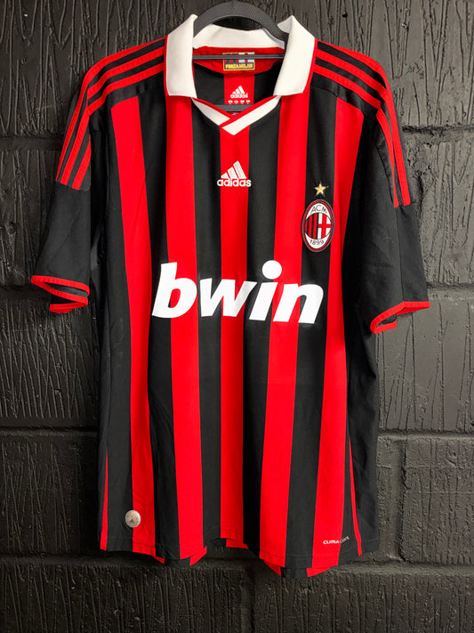 AC Milan 2009/10 Home - XL - Ronaldinho #80