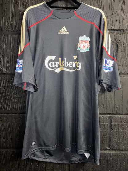 Liverpool 2009/10 Away Shirt - Large - Gerrard #8