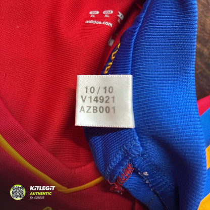 Spain 2010/11 Home Shirt - XL - Pique 3