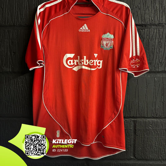 Liverpool 2006/08 Home Shirt - Large - Gerrard 8