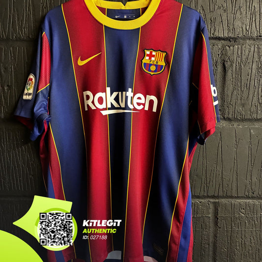 Barcelona 2020/21 Home Shirt - XL - Messi 10