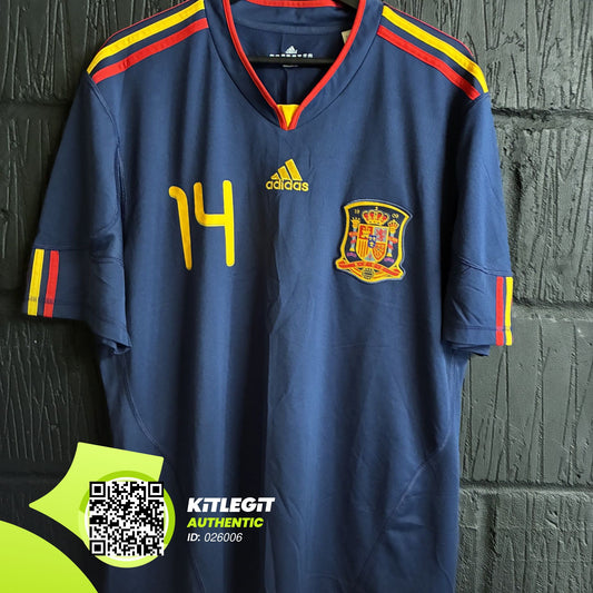 Spain 2010 Away Shirt - XL - Alonso 14